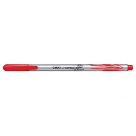 Cienkopis Bic Intensity Medium 0.8mm, Czerwony - 3